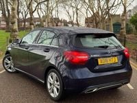 Used Mercedes A180 Premium 109 HP (80 kW) 2018 Blue Hatchback