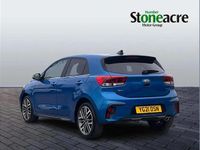 Used Kia Rio GT-Line S 120 HP (88 kW) 2021 Blue Hatchback