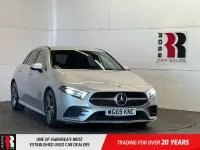 Used Mercedes A180 AMG line 116 HP (85 kW) 2019 Silver Hatchback