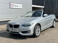 Used BMW 218 Performance 136 HP (100 kW) 2016 Silver Cabriolet