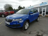 Used Skoda Karoq SE Technology 115 HP (84 kW) 2019 Blue SUV