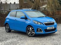 Used Peugeot 108 Allure 82 HP (60 kW) 2015 Blue Hatchback