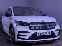 Used Skoda Enyaq iV vRS 219 kW (299 HP) 2022 White SUV