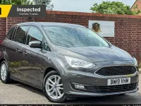 Used Ford Grand C-Max Zetec 125 HP (91 kW) 2019 Grey MPV