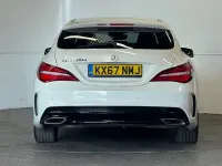Used Mercedes CLA200 Shooting Brake AMG line 136 HP (100 kW) 2017 White Estate