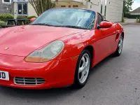 Used Porsche Boxster 220 HP (161 kW) 2002 Red Cabriolet