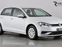 Used VW Golf VII S 125 HP (91 kW) 2018 White silver Hatchback