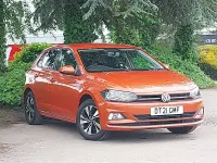Used VW Polo Match 80 HP (58 kW) 2021 Orange Hatchback