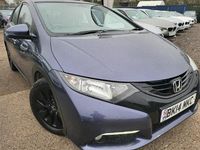 Begagnad Honda Civic SE Plus 120 HK (88 kW) 2014 Blå Halvkombi