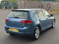 Used VW Golf VII SE 2013 Blue Hatchback