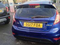 Used Ford Fiesta Titanium 2017 Blue Hatchback