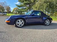 Used Porsche 993 1994 Blue Cabriolet