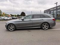 Used Mercedes C250 AMG line 204 HP (150 kW) 2017 Grey Estate