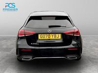 Used Mercedes A250 AMG line 218 HP (160 kW) 2020 Black Hatchback