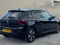 Begagnad VW Polo Match 95 HK (69 kW) 2021 Svart Halvkombi