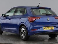 Used VW Polo Life 95 HP (69 kW) 2022 Blue Hatchback