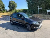 Used VW Polo Design 90 HP (66 kW) 2015 Black Hatchback