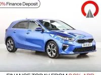 Used Kia Ceed 138 HP (101 kW) 2019 Blue Hatchback