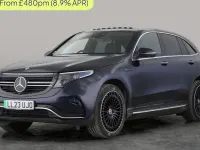Used Mercedes EQC400 AMG line 300 kW (408 HP) 2023 Blue SUV