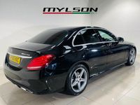 Used Mercedes C250 AMG line 204 HP (150 kW) 2016 Black Sedan