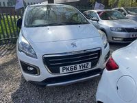 Begagnad Peugeot 3008 Active 120 HK (88 kW) 2016 Vit SUV