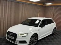 Used Audi A3 Sportback Black Edition 150 HP (110 kW) 2018 White Hatchback