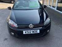 Used VW Golf Cabriolet GT 140 HP (102 kW) 2012 Black Cabriolet