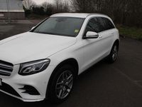 Used Mercedes GLC250 AMG line 2018 White Estate