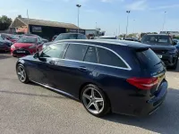 Used Mercedes C200 AMG line 184 HP (135 kW) 2018 Blue Estate