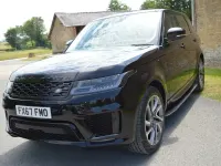 Used Land Rover Range Rover Sport Autobiography Dynamic 404 HP (297 kW) 2021 Santorini black SUV
