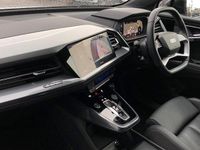 Used Audi Q4 Sportback e-tron Black Edition 82 kW (112 HP) 2024 Glacier white SUV