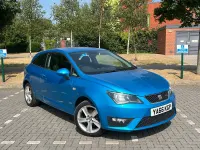 Used Seat Ibiza FR 90 HP (66 kW) 2017 Blue Hatchback