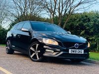 Used Volvo V60 R-Design 190 HP (139 kW) 2018 Black Estate