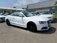 Used Audi A5 Cabriolet S-Line 177 HP (130 kW) 2014 White Cabriolet
