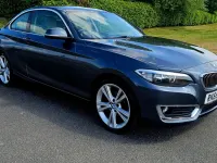 Begagnad BMW 218 Luxury Line 2015 Grå Sportkupé