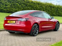 Used Tesla Model 3 Performance 461 kW (627 HP) 2019 Red Sedan