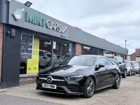 Used Mercedes CLA220 AMG line 190 HP (139 kW) 2022 Black Coupe
