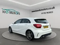 Used Mercedes A180 AMG line 122 HP (89 kW) 2017 White Hatchback