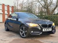 Used BMW 218 Sport Line 2016 Black Coupe