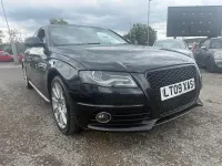 Used Audi A4 S-Line 143 HP (105 kW) 2009 Black Sedan