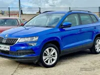 Used Skoda Karoq SE 115 HP (84 kW) 2019 Blue SUV