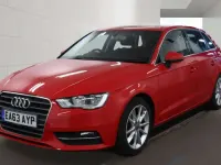 Used Audi A3 Sportback Sport 2013 Red Hatchback