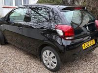 Used Peugeot 108 Active 68 HP (50 kW) 2018 Black Hatchback