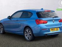 Used BMW 118 Sport Line 136 HP (100 kW) 2018 Blue Hatchback