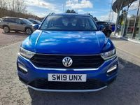 Used VW T-Roc SE 115 HP (84 kW) 2019 Blue SUV