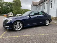 Used Mercedes C220 AMG 2013 Blue Sedan