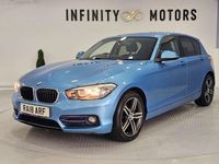 Used BMW 118 Sport Line 2018 Blue Hatchback