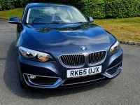 Begagnad BMW 218 Luxury Line 2015 Grå Sportkupé