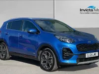 Used Kia Sportage GT-Line 174 HP (127 kW) 2021 Blue SUV