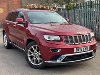 Used Jeep Grand Cherokee Summit 2015 Red SUV